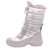 Dívčí zimní boty Superfit Aurora 1-009134-2500 s membránou Gore-Tex stříbřitě šedé