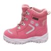 Superfit Husky1 dětské zimní botičky s membránou Gore-Tex šněrovací Růžové 1-000046-5500
