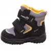 Dětské zimní boty Superfit Husky1 s membránou Gore-Tex v černé se žlutou 1-000047-0020