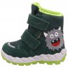 Dětské zimní boty Superfit Icebird s membránou Gore-Tex v zelené barvě s čertem 1-006012-7000