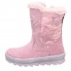 Dětské zimní boty Superfit Flavia s membránou Gore-Tex světle růžové na zip 1-000219-5510