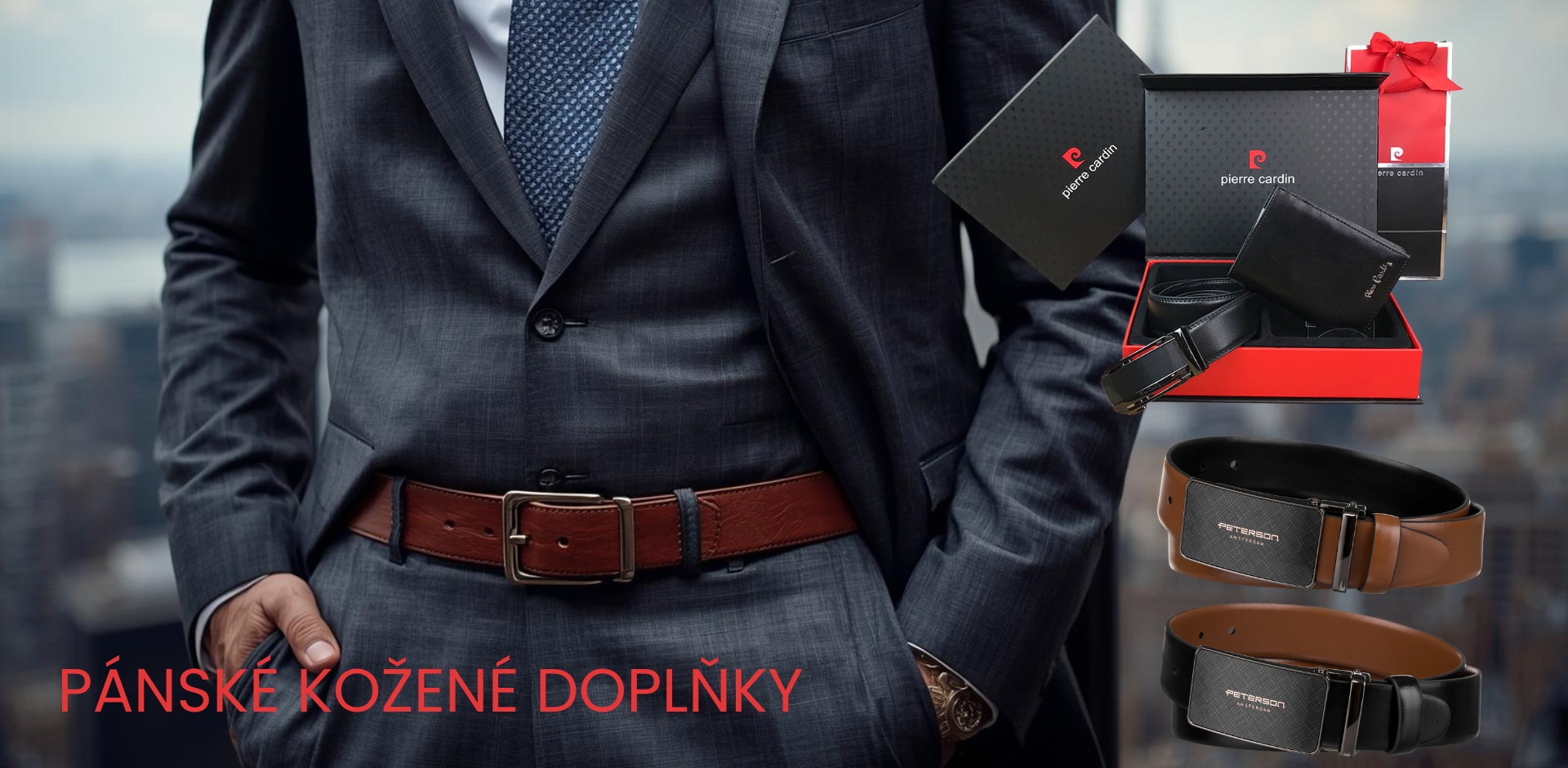 Pánské kožené doplňky