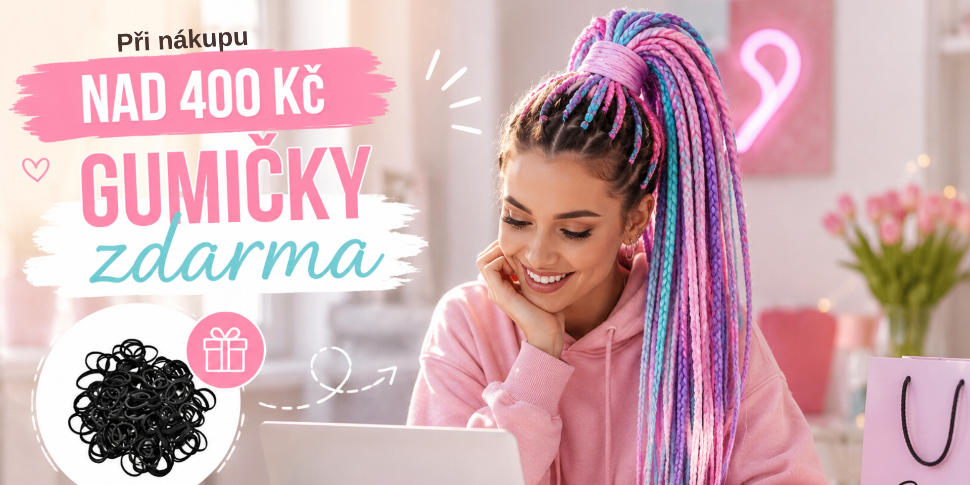 Akce: Nad 400 Kč gumičky zdarma