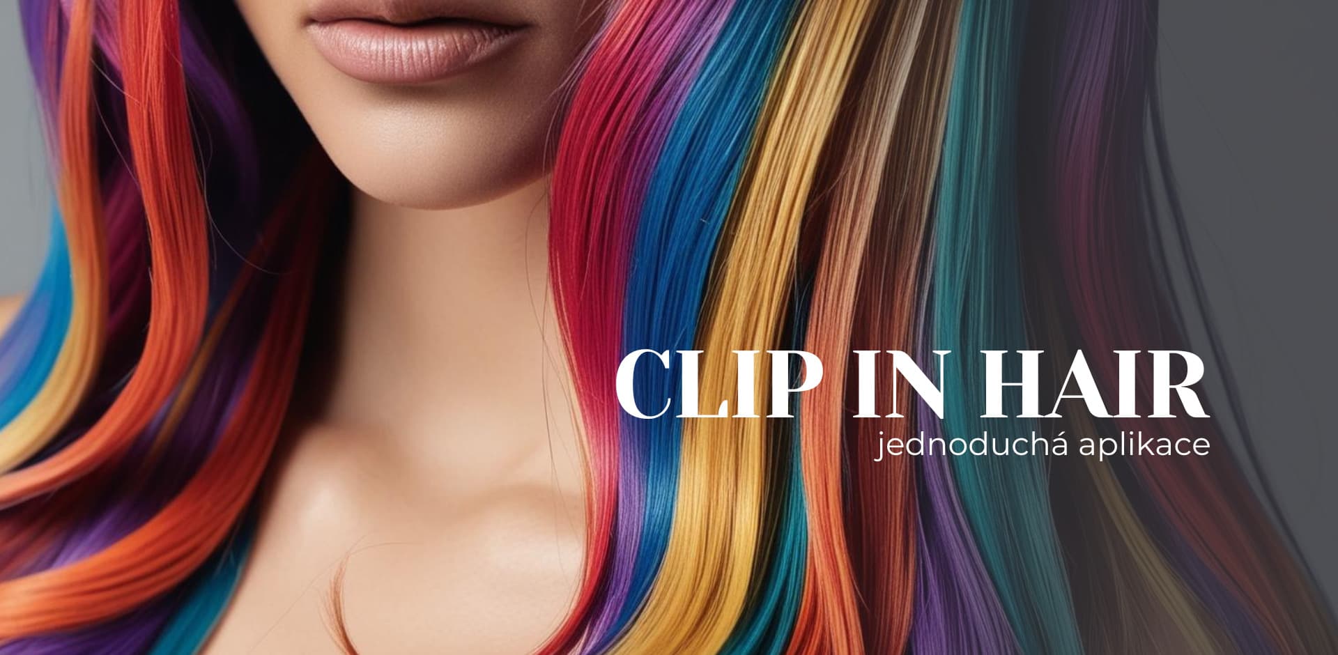 Clip in pásky do vlasů pro opakovatelné a snadné použití