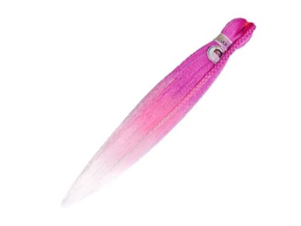 100% Kanekalon Ombre 4-7  Hot Plum / Pink / L Pink / White