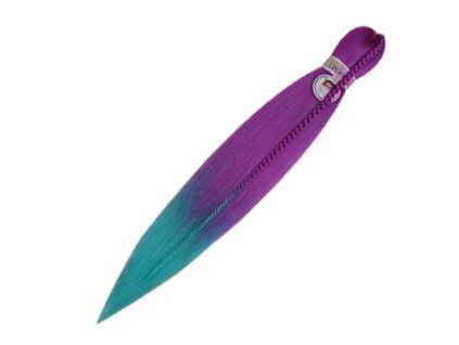 100% Kanekalon Ombre  2-19 Hot Plum / D Mint