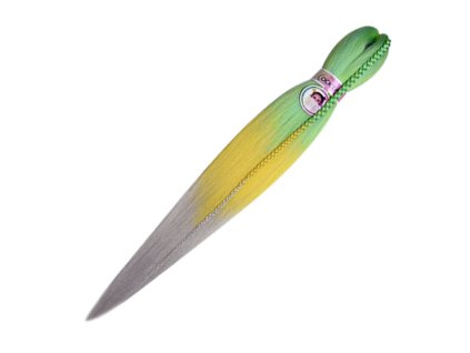 100% Kanekalon Ombre 3-26 Green / Yellow / 99#