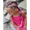 100% Kanekalon Ombre 3-8 L Blue / Hot Plum / Pink