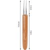 Bambusová háčkovací jehla Double Dreadlock 0,75 mm
