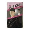 WIG CAP paruková čepice 2 ks - Černá