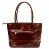 Luxusní kožená kabelka Florence 12 TAMP BROWN