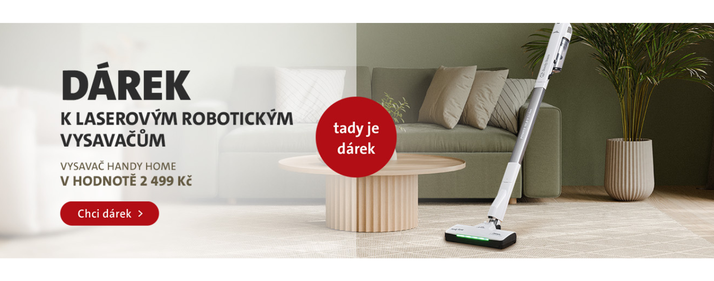 Dárek k laserovým robotickým vysavačům