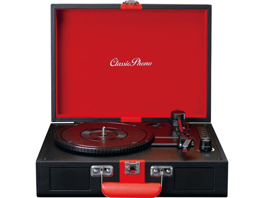 Lenco TT-110BKRD - gramofon s reproduktory a Bluetooth