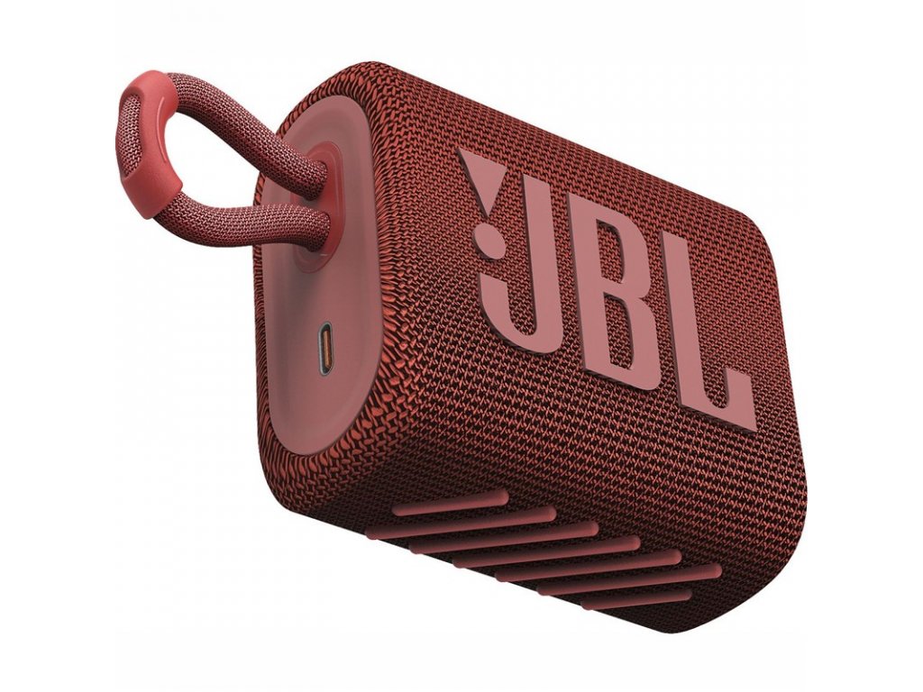 Přenosný reproduktor JBL GO3 červený