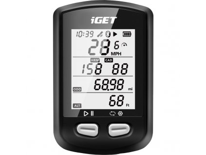 Cyklopočítač s GPS iGET C200