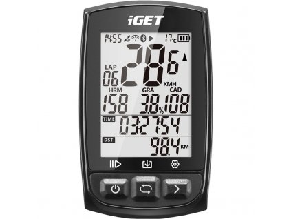 Cyklopočítač s GPS iGET C210