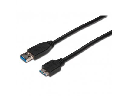 Kabel Digitus USB 3.0 / USB Micro B, 1m - černý