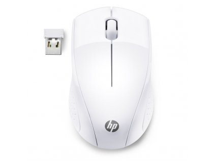 Myš HP 220 / optická / 3 tlačítka / 1600dpi - bílá