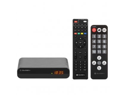 Set-top box GoGEN DVB 143 T2 SENIOR černý