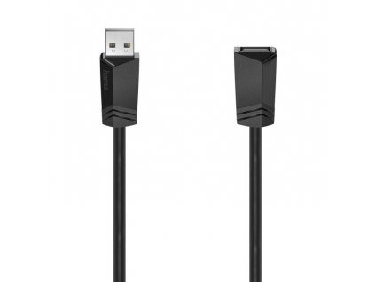Kabel Hama USB, prodlužovací, 1,5m - černý