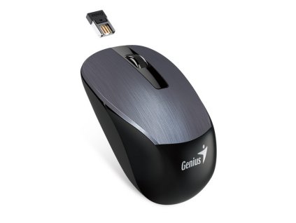 Myš Genius NX-7015 / optická / 3 tlačítka / 1200DPI - kovově šedá