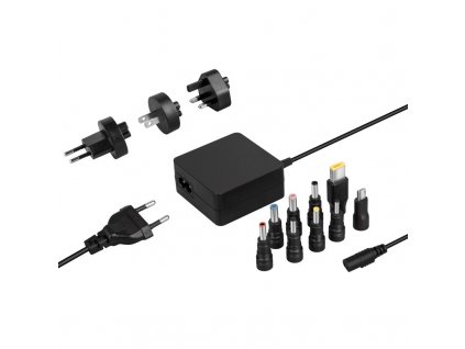 Napájecí adaptér Avacom QuickTIP 45W, univerzální, EU/US/UK, 9 konektorů