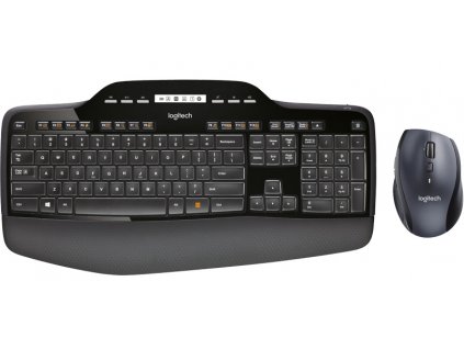 Klávesnice s myší Logitech Wireless Combo MK710, US - černá