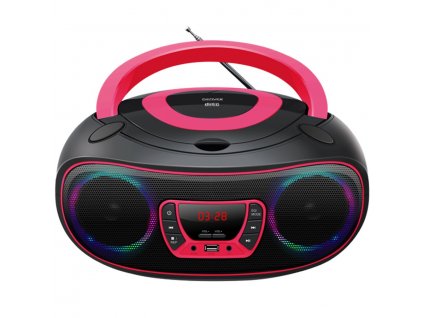 denver tcl 212bt pink bluetooth boombox s fm radiem cd usb vstupem (5)