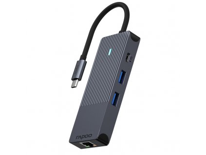 USB Hub Rapoo 8-in-1 USB-C Multiport