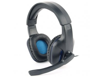 Headset Gembird GHS-04 Gaming - černý/modrý