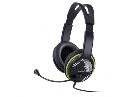 Headset Genius HS-400A - černý/zelený