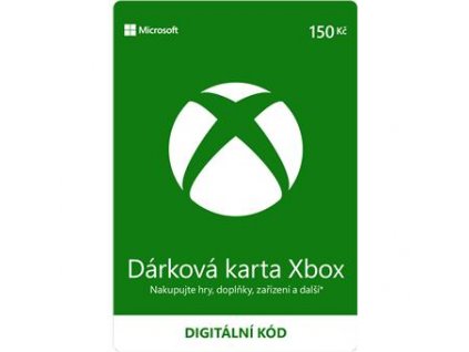 Xbox Gift Card CS Digital Code RGB 150CZK