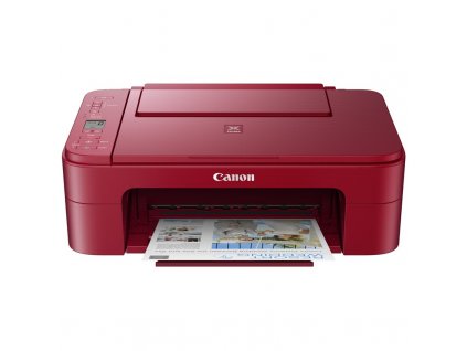 Tiskárna multifunkční Canon TS3352 A4, 8str./min, 4800 x 1200, manuální duplex, WF - červená