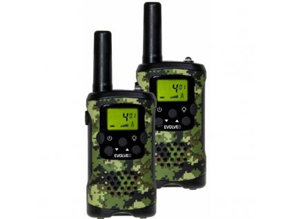 Vysílačky Evolveo FreeTalk XM2-2 - sada 2 vysílaček - černá/zelená