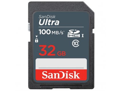 Paměťová karta Sandisk SDHC Ultra 32GB UHS-I U1 (100R/20W)