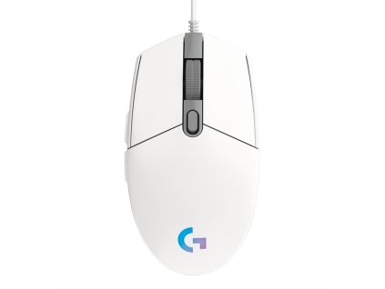 Myš Logitech Gaming G203 Lightsync / optická/ 6 tlačítka / 8000DPI - bílá