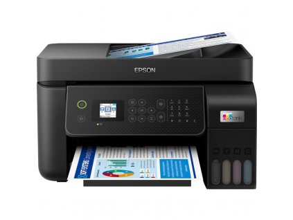 Tiskárna multifunkční Epson EcoTank L5290 A4, 10str./min., 5str./min., 5760 x 1440, manuální duplex, - černá