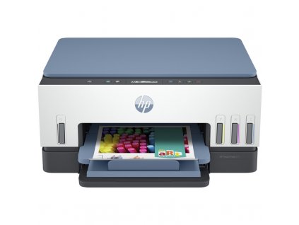 Tiskárna multifunkční HP Smart Tank 675 All-in-One A4, 12str./min., 7str./min., 4800 x 1200, automatický duplex, - bílá/modrá