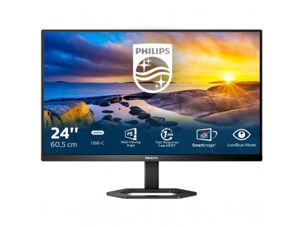 Monitor Philips 24E1N5300AE 23.8",LED, IPS, 1ms, 1000:1, 300cd/m2, 1920 x 1080, - černý
