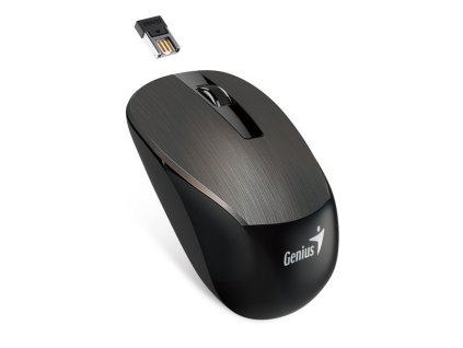 Myš Genius NX-7015 / optická / 3 tlačítka / 1200DPI - čokoládová