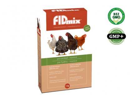 Minerálně vitaminové krmivo FIDMIX PRO NOSNICE 1kg - balení 12ks