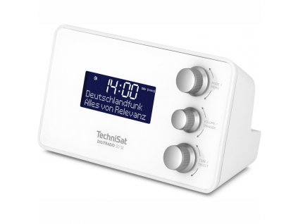 Radiobudík TechniSat DIGITRADIO 50SE, DAB+, bílý