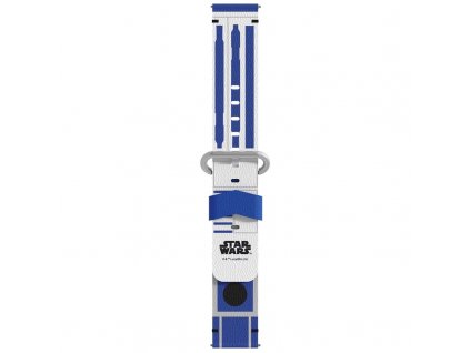 Řemínek Samsung Star Wars R2-D2 na Galaxy Watch5 - bílý/modrý