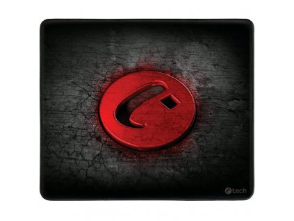Podložka pod myš C-Tech GMP-02M, gamming, 32×27 cm - černá/červená