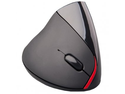 Myš C-Tech VEM-07 optická/5 tlačítek/1600DPI - černá/červená