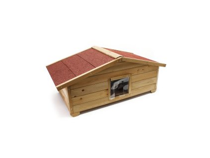 Zateplená bouda - kočičí domeček, 99 x 52 x 41.5 cm - Micka L