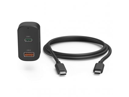 Napájecí adaptér Hama USB-C do auta, Power Delivery, 5-20 V, 65 W, 1,5 m