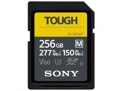 Paměťová karta Sony Tough SF-M 256GB V60 U3 UHS-II (277R/150W)