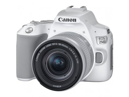 Zrcadlovka Canon EOS 250D + 18-55 IS STM, bílá