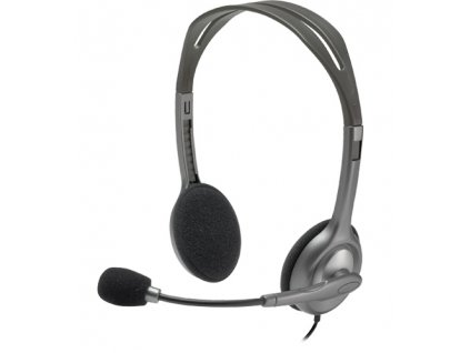 Headset Logitech H111 - šedý